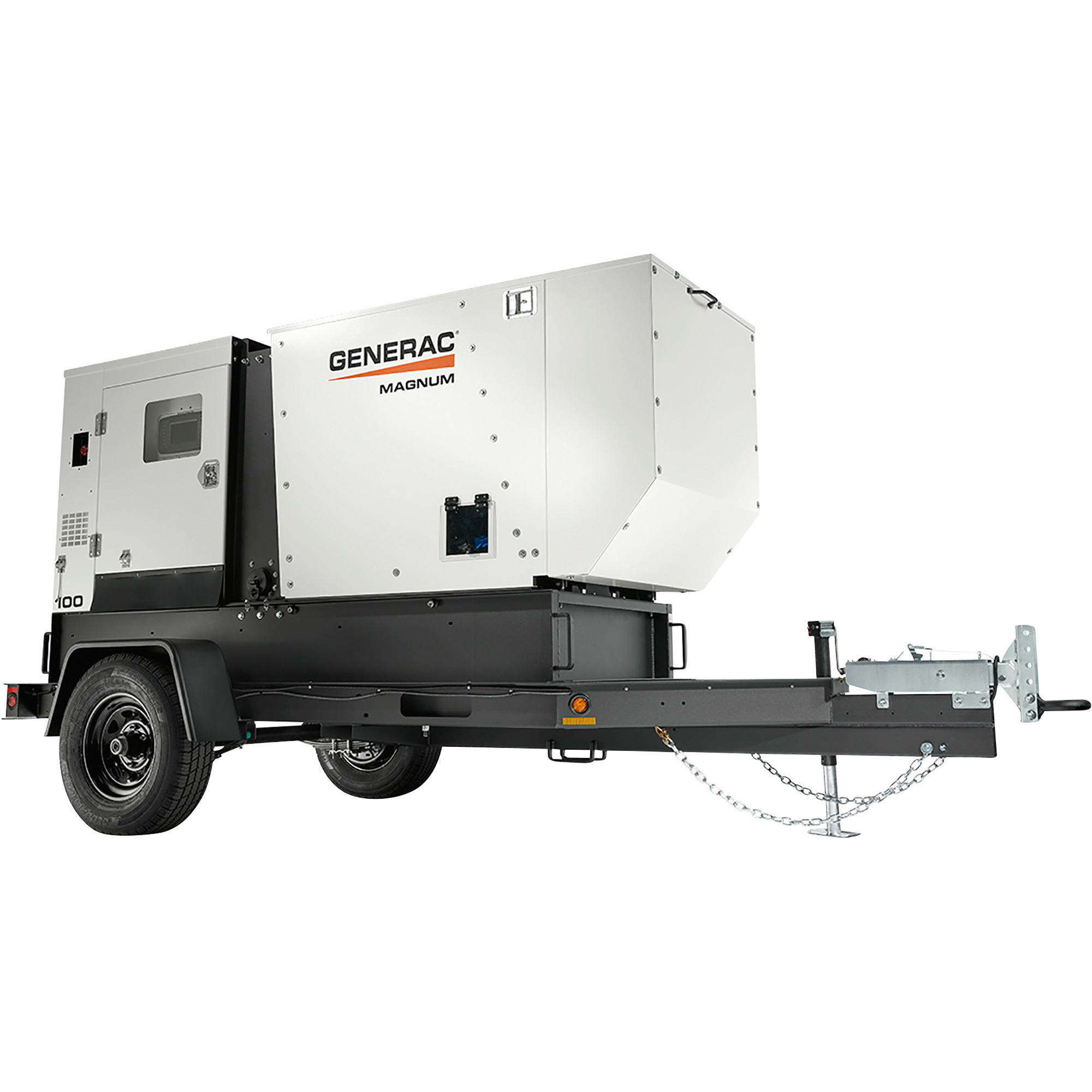 Generac Towable Mobile Diesel Generator, 100kW, 3-Phase, Model# MDG100DF4-STD